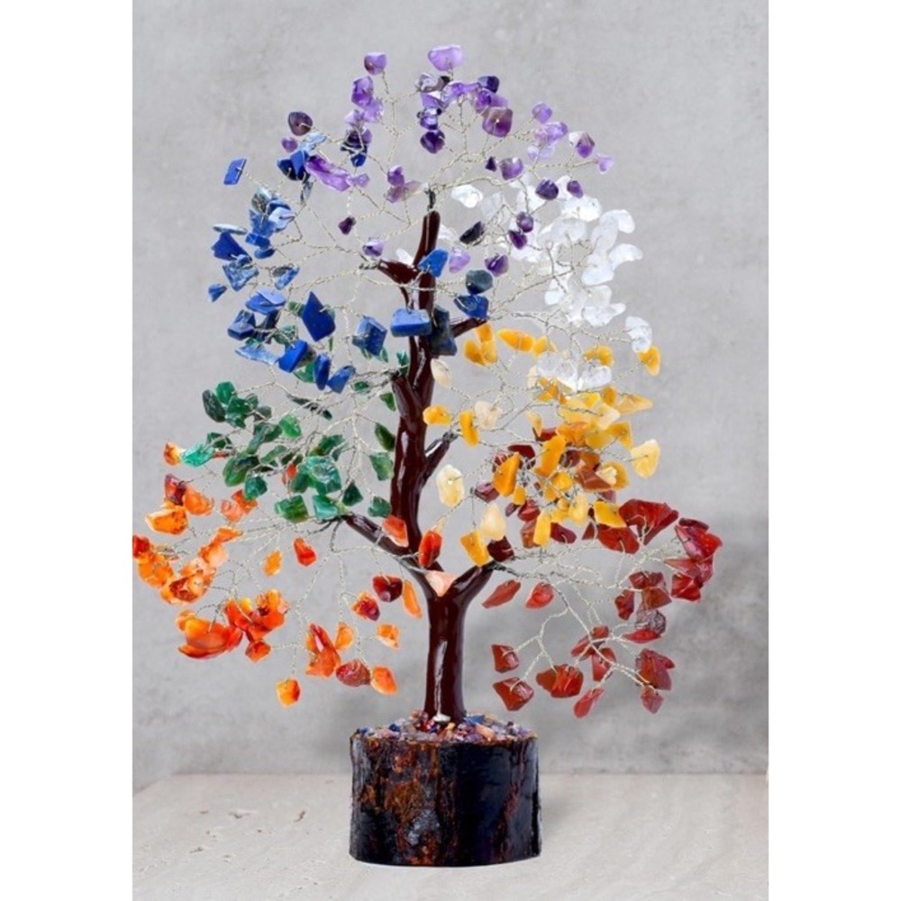 7 Chakra Crystal Tree of Life Healing Crystal Stone Crystal Decor Gemstone